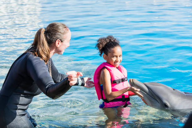  girl with oceanic creature